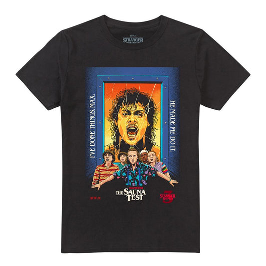 Black - Front - Stranger Things Unisex Adult Butcher Billy Season 3 Chapter 4 T-Shirt