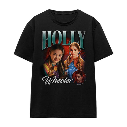 Black - Front - Stranger Things Womens-Ladies Holly Homage T-Shirt