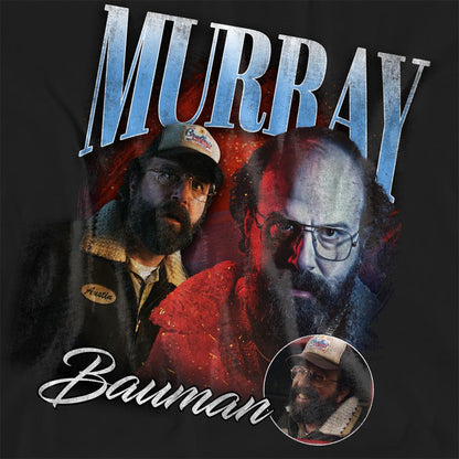Black - Side - Stranger Things Womens-Ladies Murray Homage T-Shirt