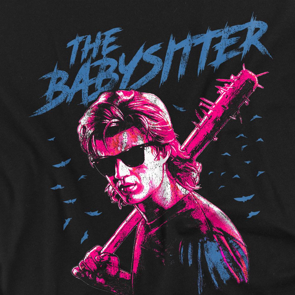 Black - Side - Stranger Things Unisex Adult The Babysitter T-Shirt