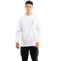 White - Side - Cobra Kai Mens Miyagi Do Karate Logo Long-Sleeved T-Shirt