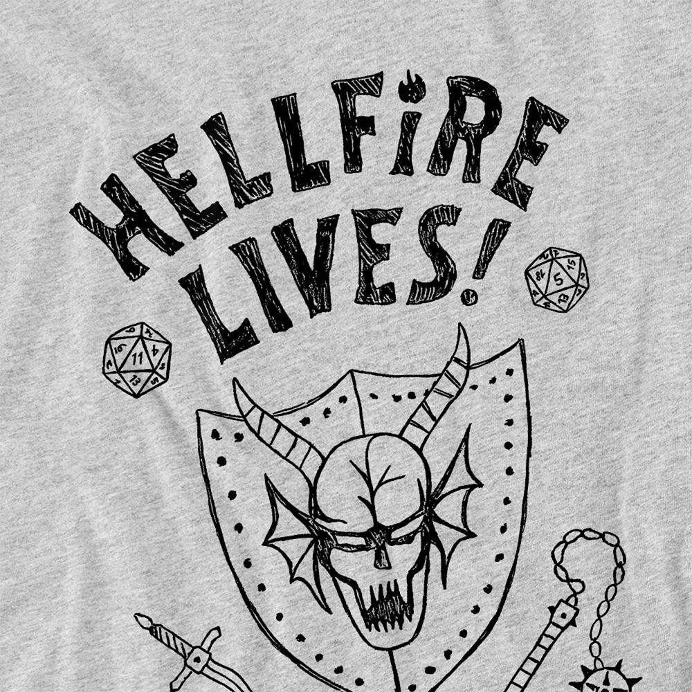 Athletic Heather - Side - Stranger Things Unisex Adult Hellfire Graduation Heather T-Shirt