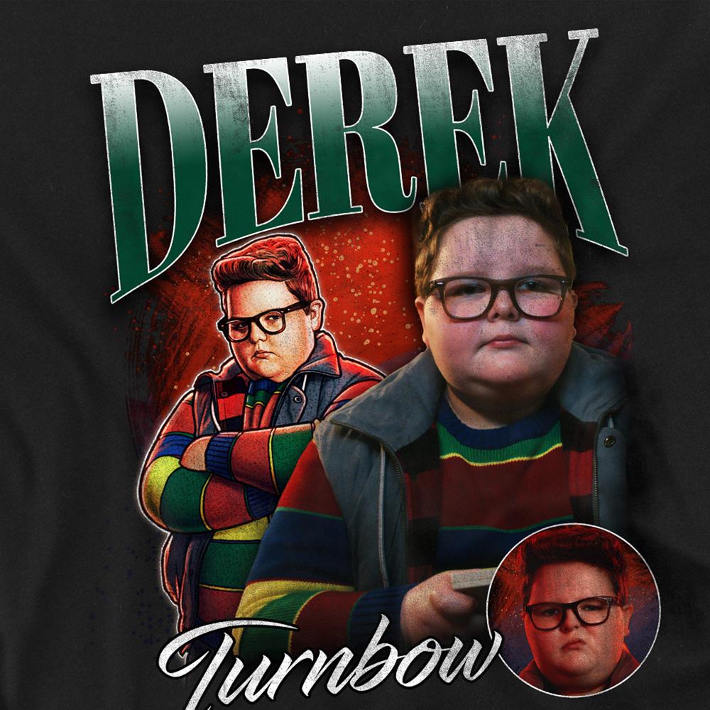 Black - Back - Stranger Things 5 Unisex Adult Derek Turnbow Homage Long-Sleeved T-Shirt