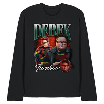 Black - Front - Stranger Things 5 Unisex Adult Derek Turnbow Homage Long-Sleeved T-Shirt