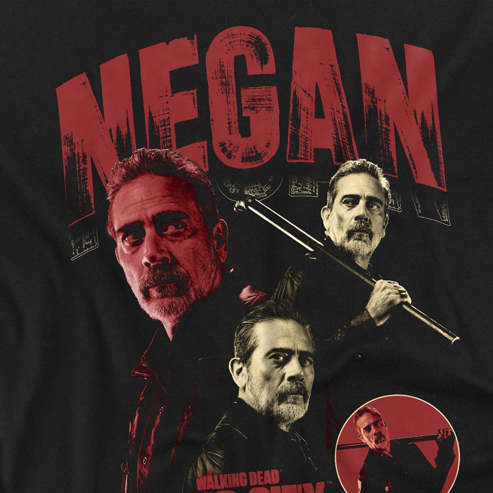 Black - Back - The Walking Dead Unisex Adult Dead City Negan Homage Long-Sleeved T-Shirt
