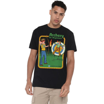 Black - Lifestyle - Steven Rhodes Unisex Adult Archery For Beginners T-Shirt