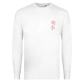 White - Front - Cobra Kai Mens Miyagi Do Karate Logo Long-Sleeved T-Shirt