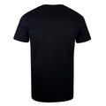 Black - Back - Superman Mens Chrome Logo T-Shirt