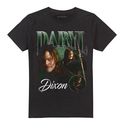Black - Front - The Walking Dead Unisex Adult Daryl Dixon Homage T-Shirt