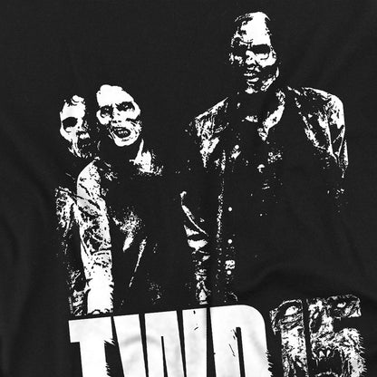 Black - Back - The Walking Dead Unisex Adult Zombie Back Print T-Shirt