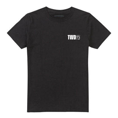 Black - Front - The Walking Dead Unisex Adult Zombie Back Print T-Shirt