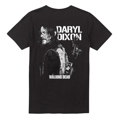 Black - Lifestyle - The Walking Dead Unisex Adult Daryl Dixon Mono Back Print T-Shirt
