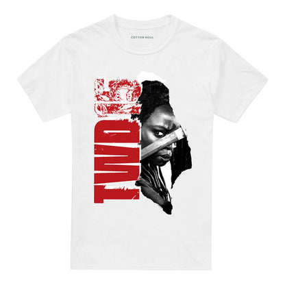 White - Front - The Walking Dead Unisex Adult 15 Michonne T-Shirt