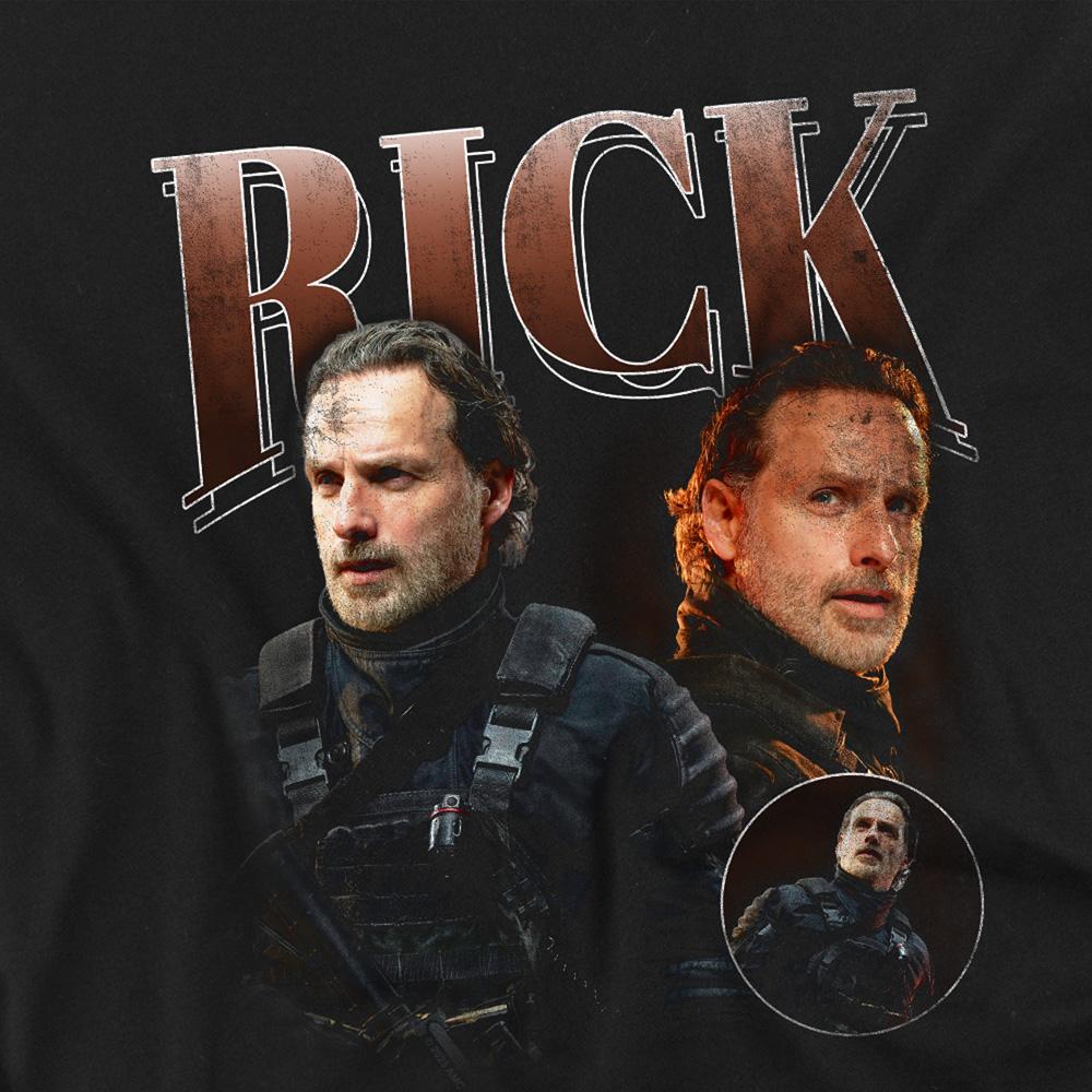 Black - Back - The Walking Dead Childrens-Kids The Ones Who Lived Rick Homage T-Shirt