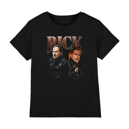 Black - Front - The Walking Dead Childrens-Kids The Ones Who Lived Rick Homage T-Shirt