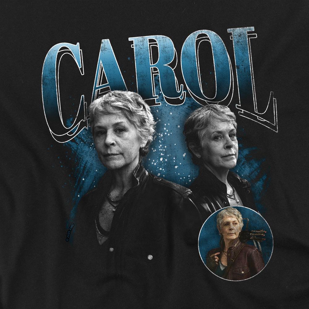Black - Back - The Walking Dead Childrens-Kids Carol Homage T-Shirt