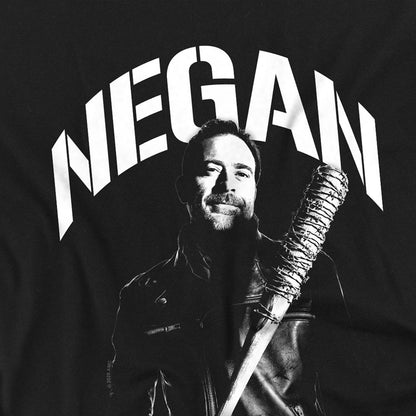 Black - Back - The Walking Dead Childrens-Kids Negan Mono T-Shirt