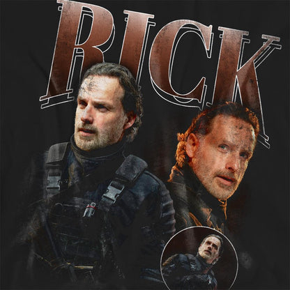 Black - Side - The Walking Dead Womens-Ladies The Ones Who Lived Rick Homage T-Shirt