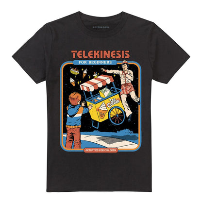 Black - Front - Steven Rhodes Unisex Adult Telekinesis For Beginners T-Shirt
