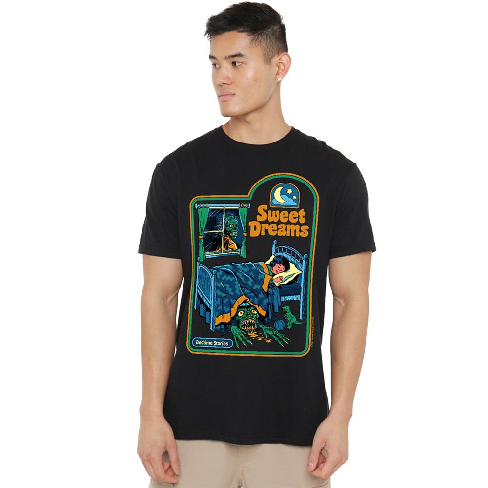 Black - Back - Steven Rhodes Unisex Adult Sweet Dreams T-Shirt