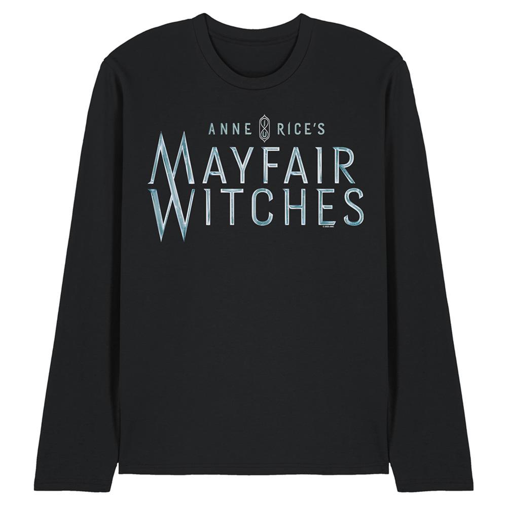 Black - Front - Mayfair Witches Unisex Adult Logo Long-Sleeved T-Shirt