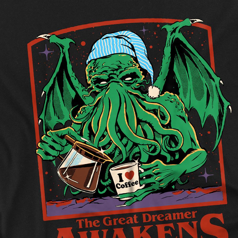 Black - Side - Steven Rhodes Unisex Adult The Great Dreamer T-Shirt