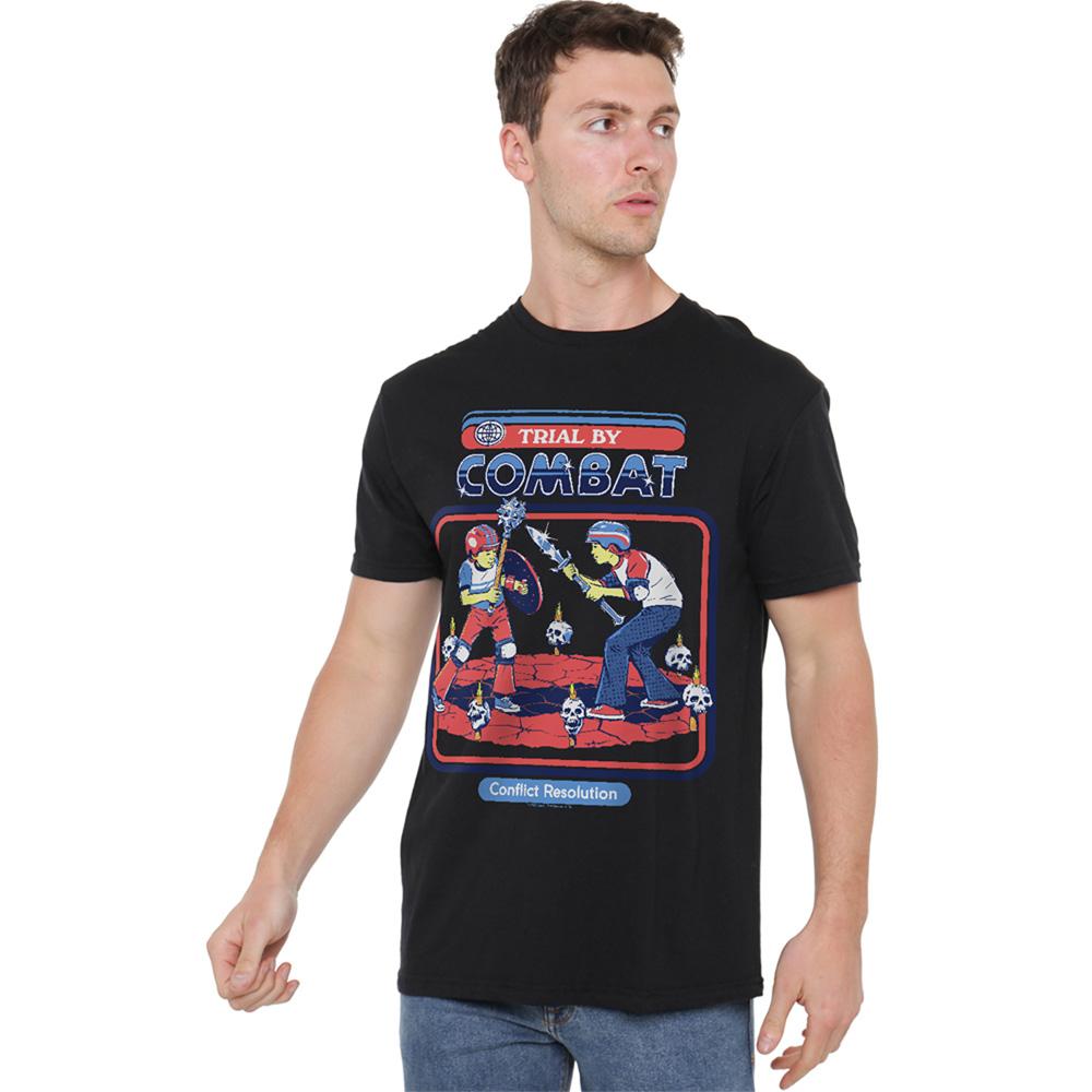 Black - Lifestyle - Steven Rhodes Unisex Adult Trial By Combat T-Shirt