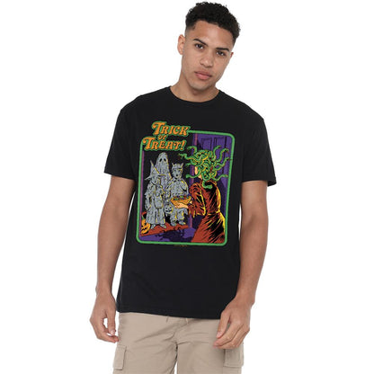 Black - Lifestyle - Steven Rhodes Unisex Adult Trick Or Treat T-Shirt