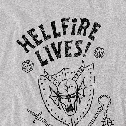 Athletic Heather - Side - Stranger Things Childrens-Kids Hellfire Graduation Heather T-Shirt