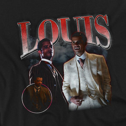 Black - Side - Interview With The Vampire Childrens-Kids Louis Homage T-Shirt