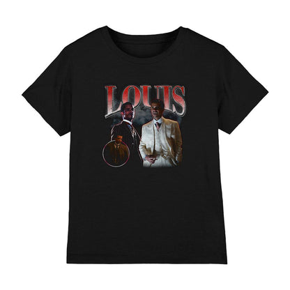 Black - Front - Interview With The Vampire Childrens-Kids Louis Homage T-Shirt