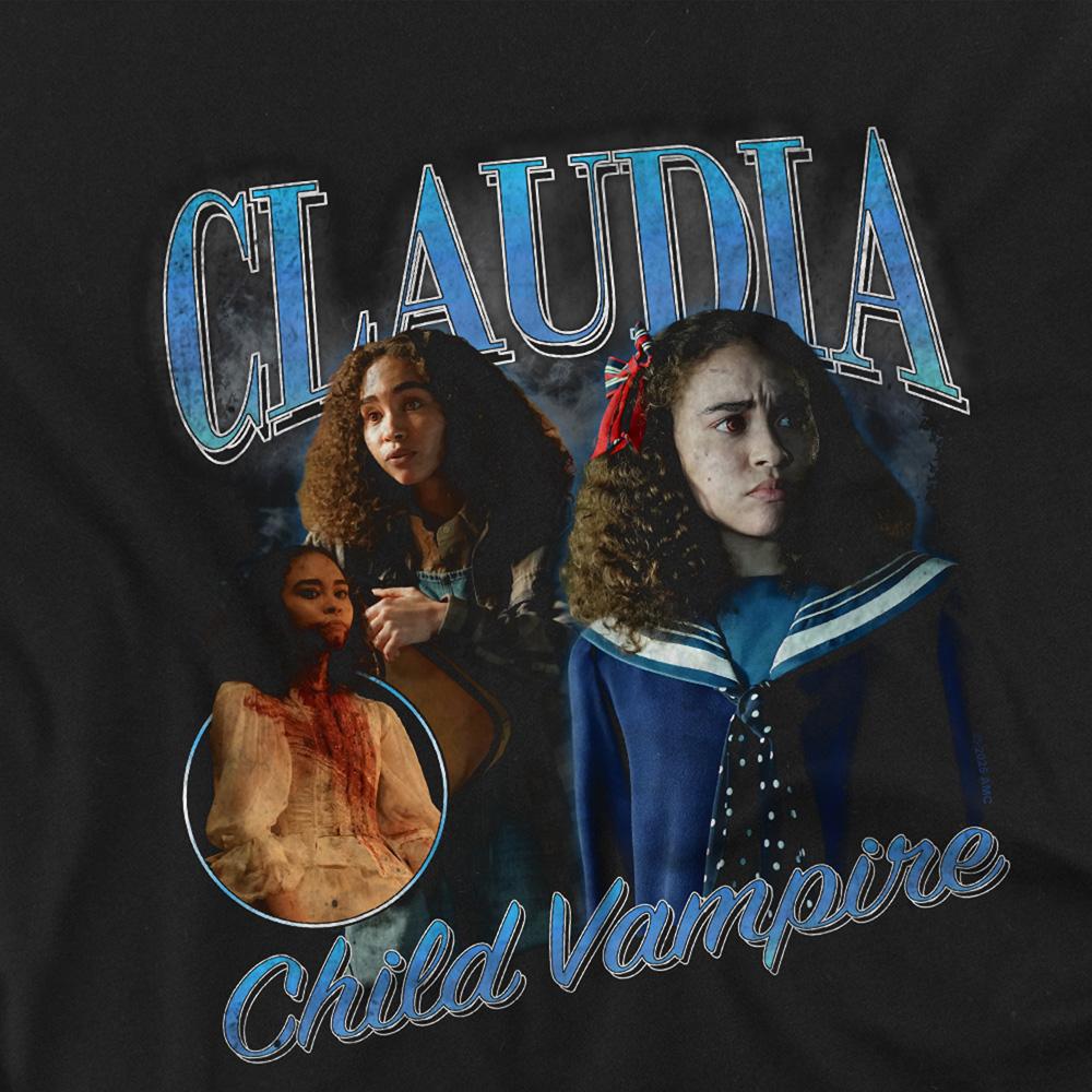 Black - Side - Interview With The Vampire Childrens-Kids Claudia Homage T-Shirt