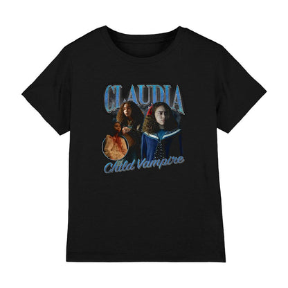 Black - Front - Interview With The Vampire Childrens-Kids Claudia Homage T-Shirt
