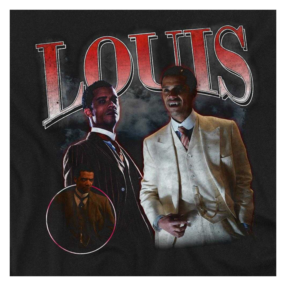 Black - Side - Interview With The Vampire Unisex Adult Louis Homage Long-Sleeved T-Shirt