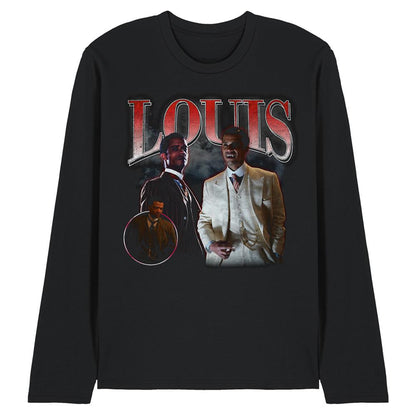 Black - Front - Interview With The Vampire Unisex Adult Louis Homage Long-Sleeved T-Shirt