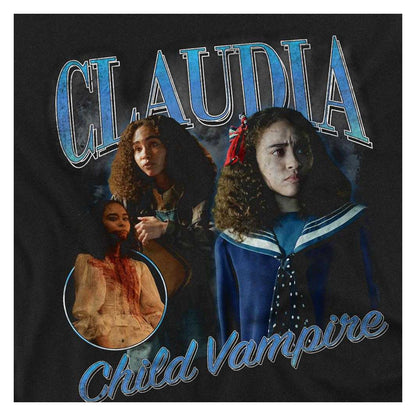 Black - Side - Interview With The Vampire Unisex Adult Claudia Homage Long-Sleeved T-Shirt