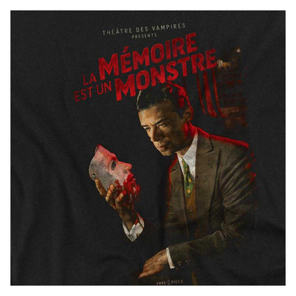 Black - Side - Interview With The Vampire Unisex Adult La Memoire Poster Long-Sleeved T-Shirt