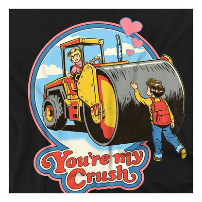 Black - Side - Steven Rhodes Unisex Adult You´re My Crush T-Shirt