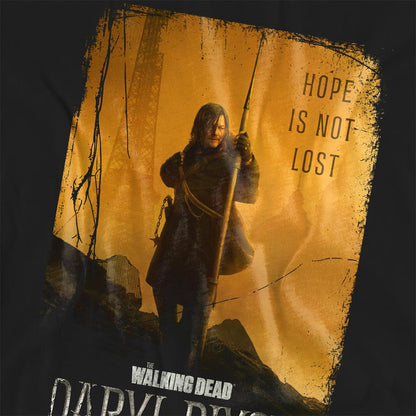 Black - Side - The Walking Dead Unisex Adult Daryl Dixon Poster T-Shirt