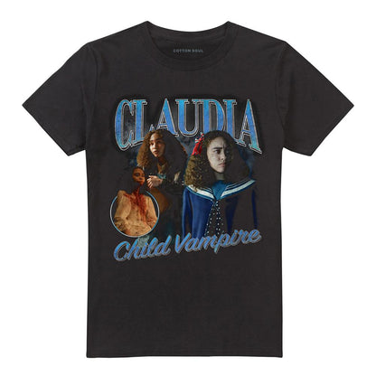 Black - Front - Interview With The Vampire Unisex Adult Claudia Homage T-Shirt