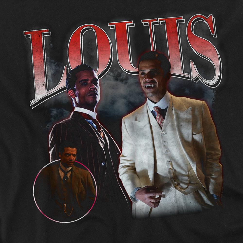 Black - Side - Interview With The Vampire Unisex Adult Louis Homage T-Shirt