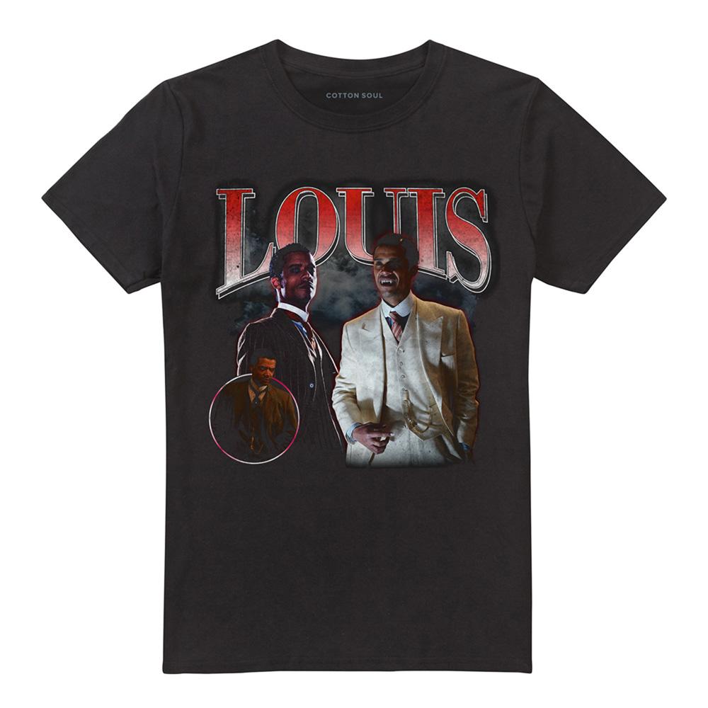 Black - Front - Interview With The Vampire Unisex Adult Louis Homage T-Shirt