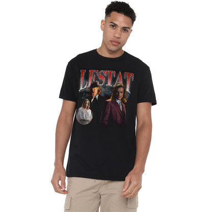 Black - Back - Interview With The Vampire Unisex Adult Lestat Homage T-Shirt