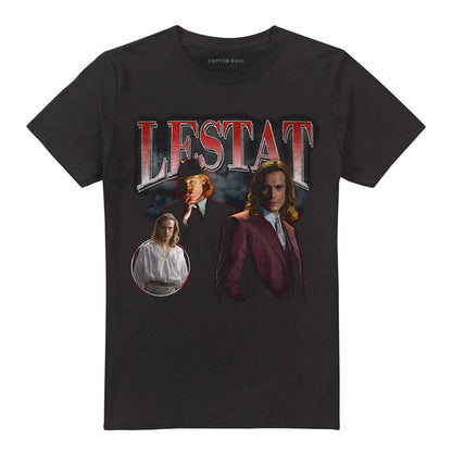 Black - Front - Interview With The Vampire Unisex Adult Lestat Homage T-Shirt