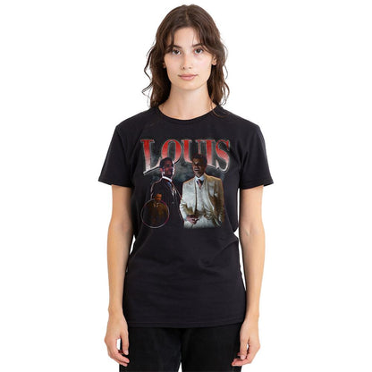 Black - Back - Interview With The Vampire Womens-Ladies Louis Homage T-Shirt