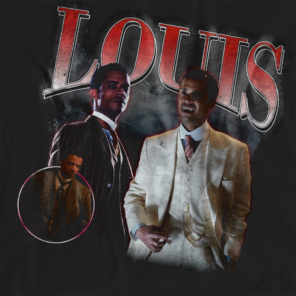 Black - Side - Interview With The Vampire Womens-Ladies Louis Homage T-Shirt
