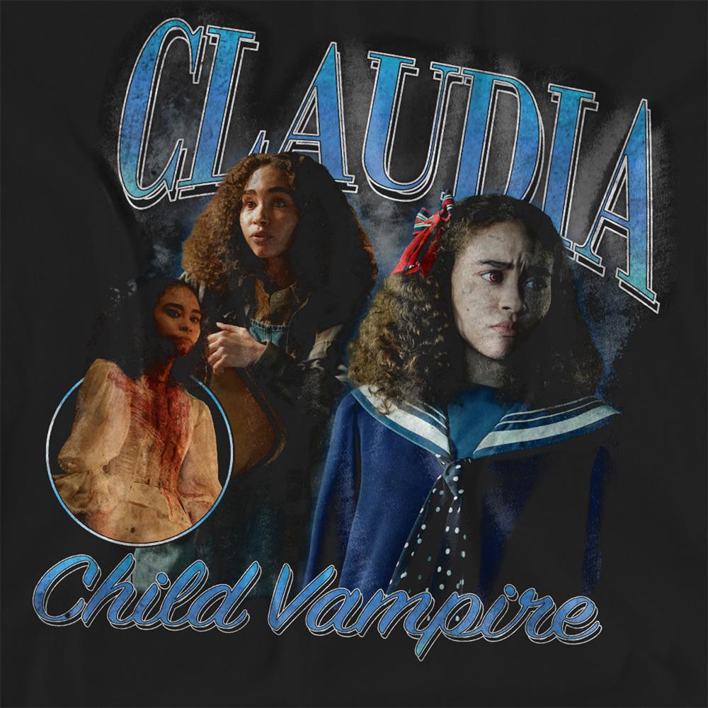 Black - Side - Interview With The Vampire Womens-Ladies Claudia Homage T-Shirt