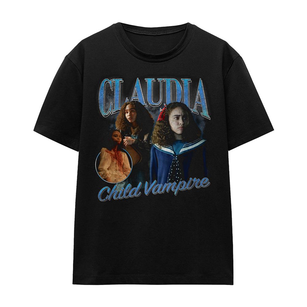 Black - Front - Interview With The Vampire Womens-Ladies Claudia Homage T-Shirt