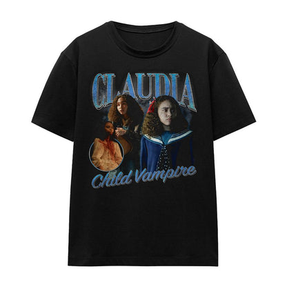 Black - Front - Interview With The Vampire Womens-Ladies Claudia Homage T-Shirt