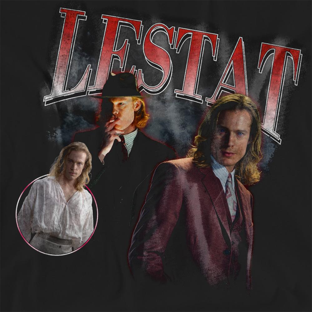 Black - Back - Interview With The Vampire Womens-Ladies Lestat Homage T-Shirt